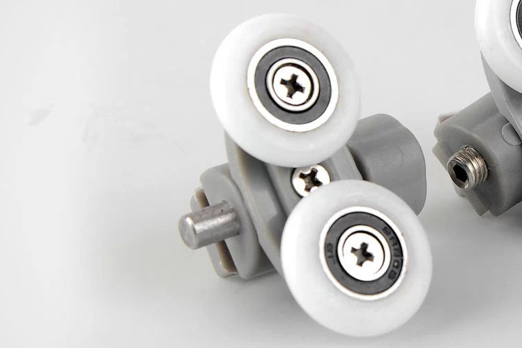 Description Picture 6 of item4 pairs can adjust High quality nylon shower door roller.sheave wheels
