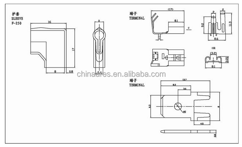 トップの販売ビニル電線/wire/プラスチック/電気/pvcフラグ端末の袖仕入れ・メーカー・工場