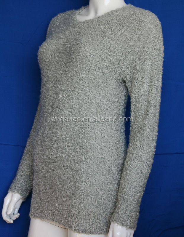 ラウンドネックプルオーバー冬の女性のセーター問屋・仕入れ・卸・卸売り