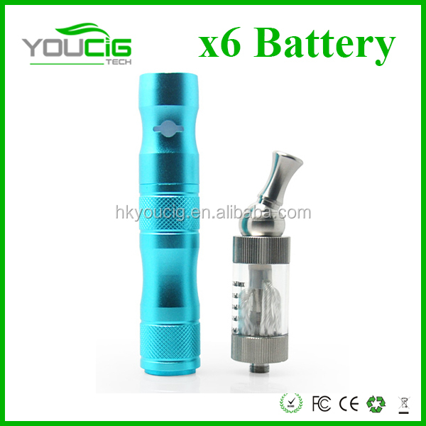 Rigid design x6 battery with 1300mAh Variable Voltage for sell