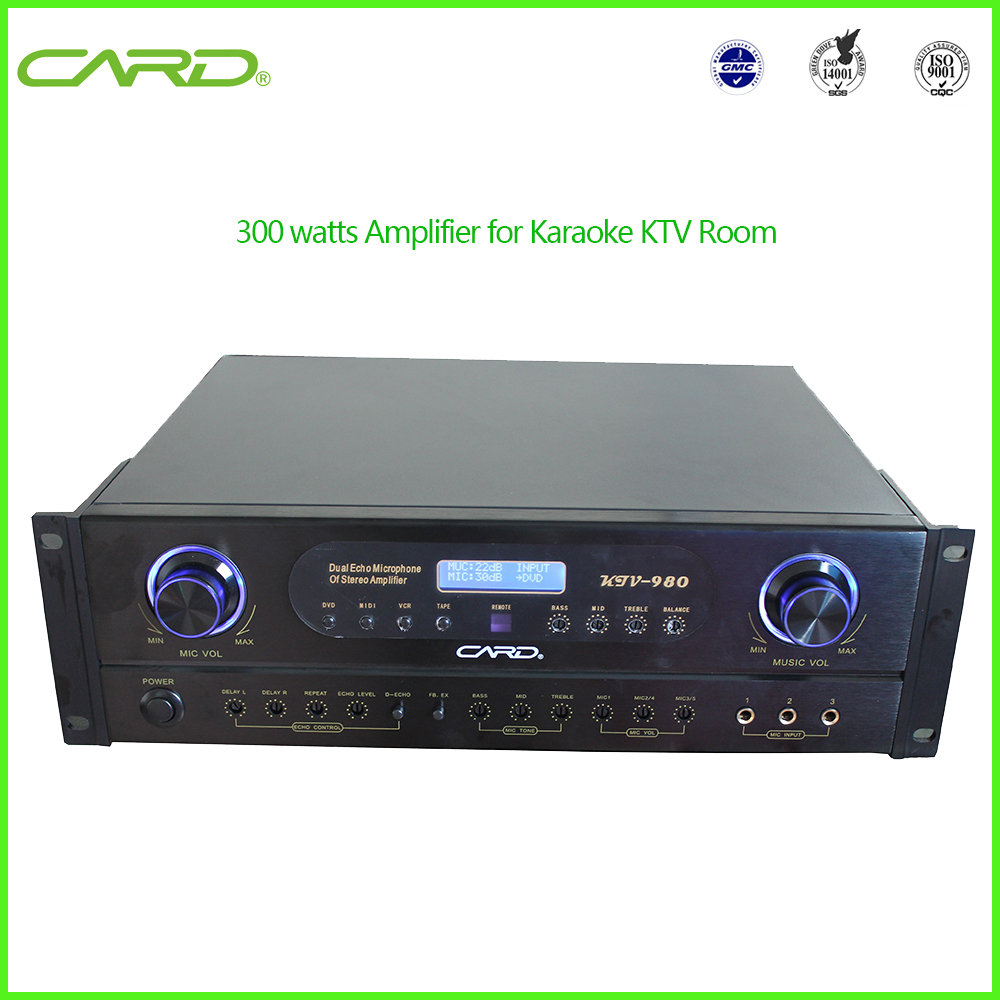 led display stereo digital digital karaoke amplifier for pub