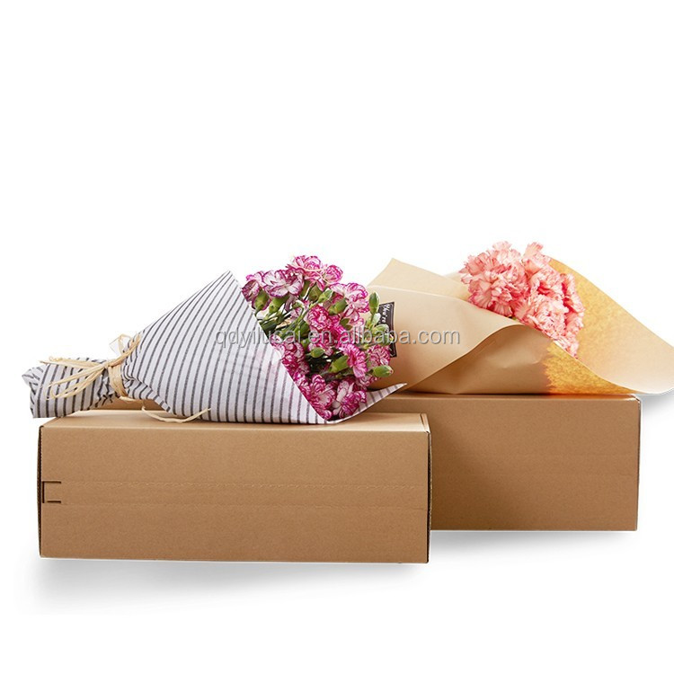 Custom Corrugated Paper Flower Shipping Boxes Wholesale Shipping Boxes