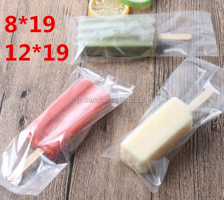 Wholesale Transparent Plastic Ice Pops Ice Lolly Popsicle