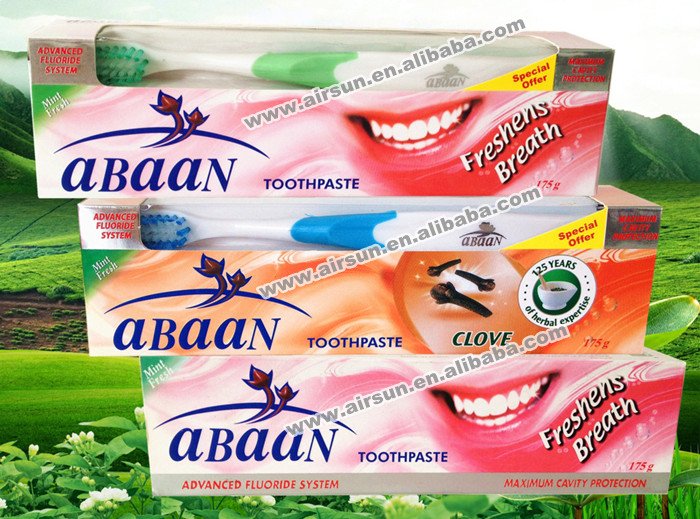 歯磨き粉の促進abaanフリー歯ブラシと歯磨き粉問屋・仕入れ・卸・卸売り