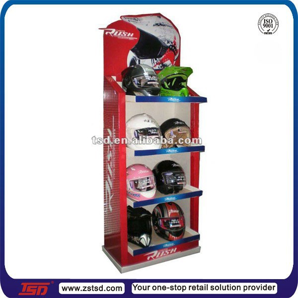 Tsda235 Custom Made Helmet Store Acrylic Helmet Display Box/plastic