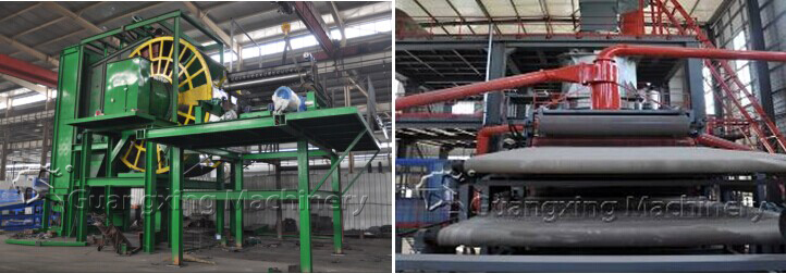ロックウール機器機械guangxing広く使われている岩用/ミネラル/スラグ/石ウールボードとロールの生産仕入れ・メーカー・工場