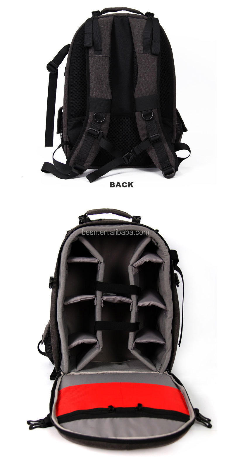 人間工学に基づいたデザイン2015高品質なプロのカメラバッグバックパック仕入れ・メーカー・工場