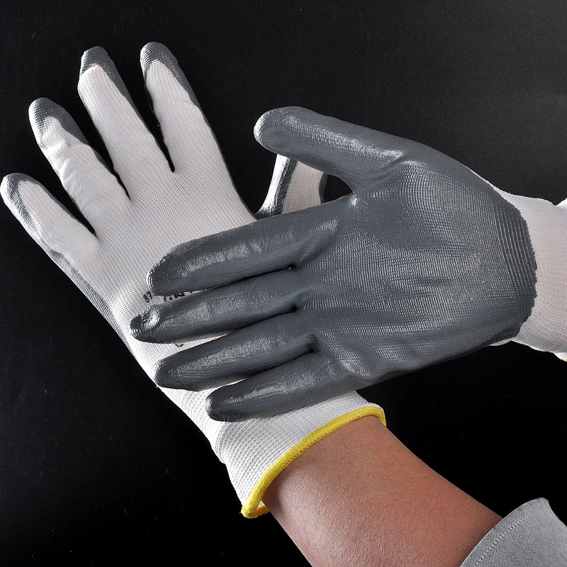13g Nylon Nitrile Glove Ppe Supplier Nt1203 Buy Glove Ppe Product on
