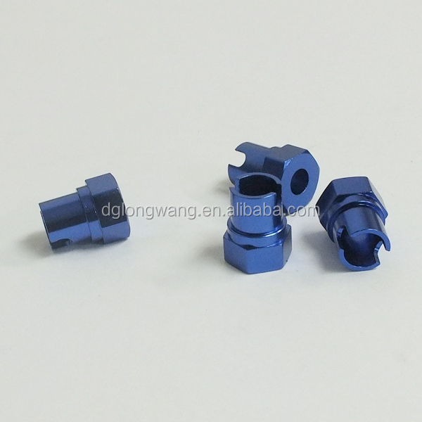 ISO factory blue - anodized aluminum weld fittings made in China