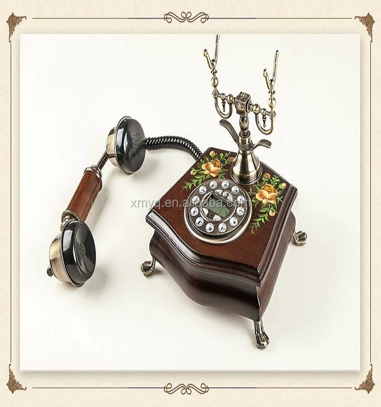 モダンなデザインのアンティーク木製電話のための結婚式の贈り物問屋・仕入れ・卸・卸売り
