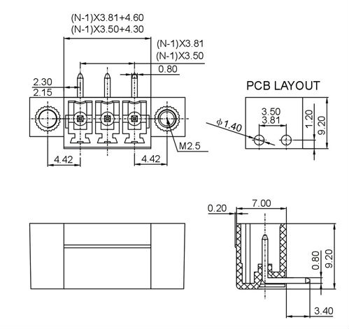 良い品質3.5mmプラグイン可能なターミナルブロック3.5mm3.81ミリメートルピッチ23456789101214161820ピン、 ul、 cerohs指令kls2- edlr- 3.5仕入れ・メーカー・工場