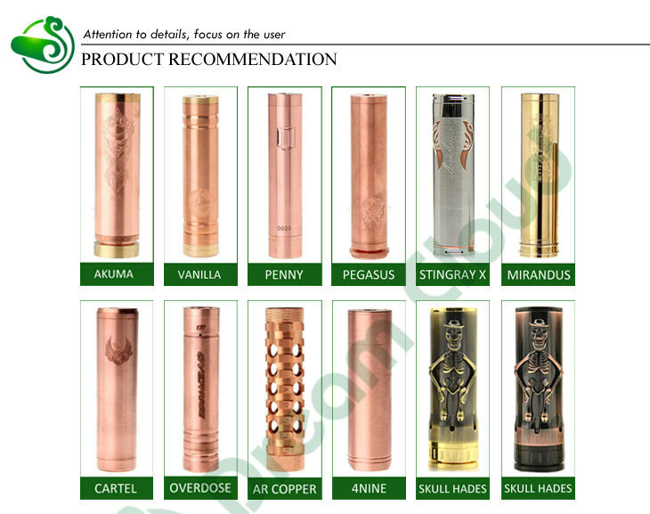 In Stock New Arrival ecigarette18650 1:1 Clone Anarchist Mod from Dream Cloud Precise Hardware Manufacturer