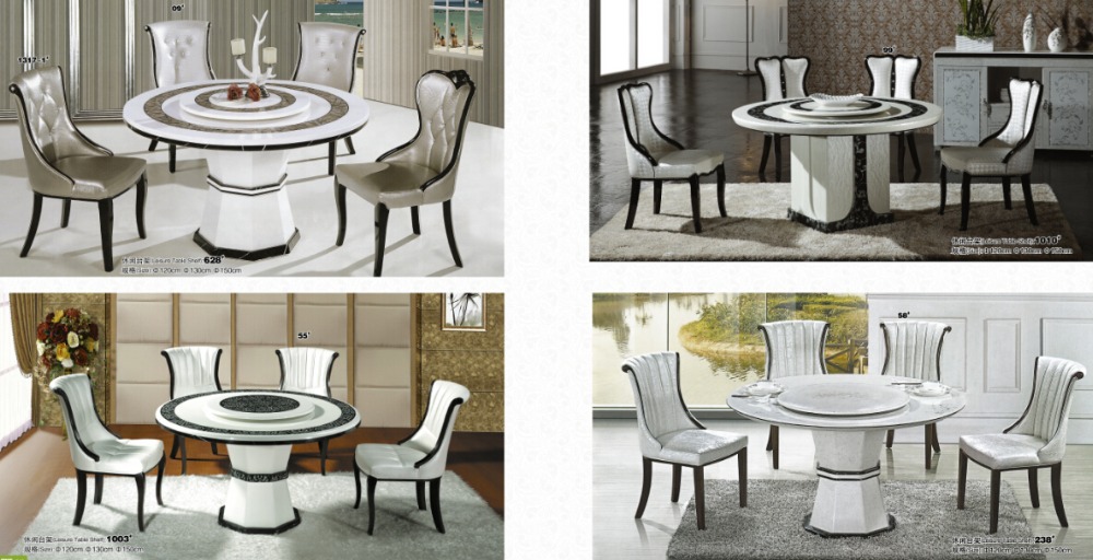 Italian Marble Dining Table Round Rotating Round Rotating Dining Table 1 Jpg 4