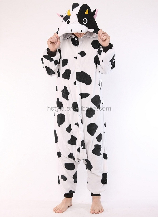 牛動物のスタイルの大人のパジャマ衣装卸売hfc017フルボディ仕入れ・メーカー・工場
