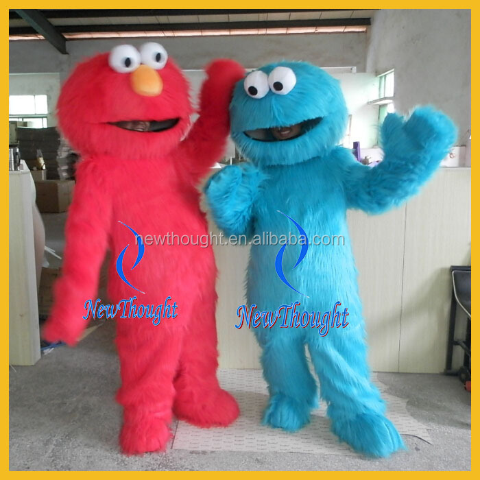 Adult Elmo Mascot Costume 45
