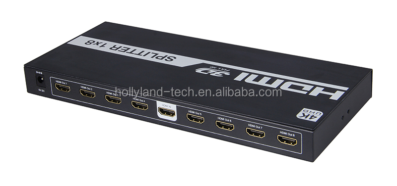 熱い販売のhdmiスプリッタ14k* 8・hdcpに8kvのesd保護仕入れ・メーカー・工場