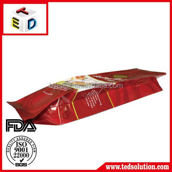 Small empty printing coffee bean packaging bags