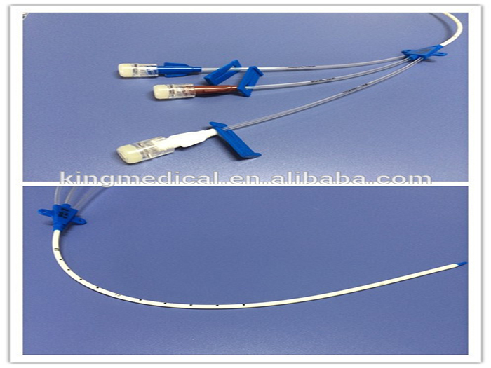 parts of triple lumen catheter