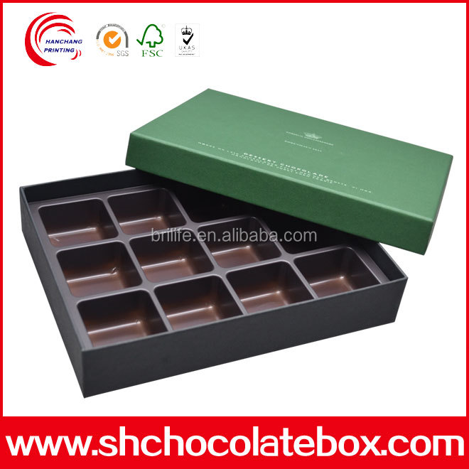 Customized LOGO Printed Cardboard Paper Chocolate Packaging Box