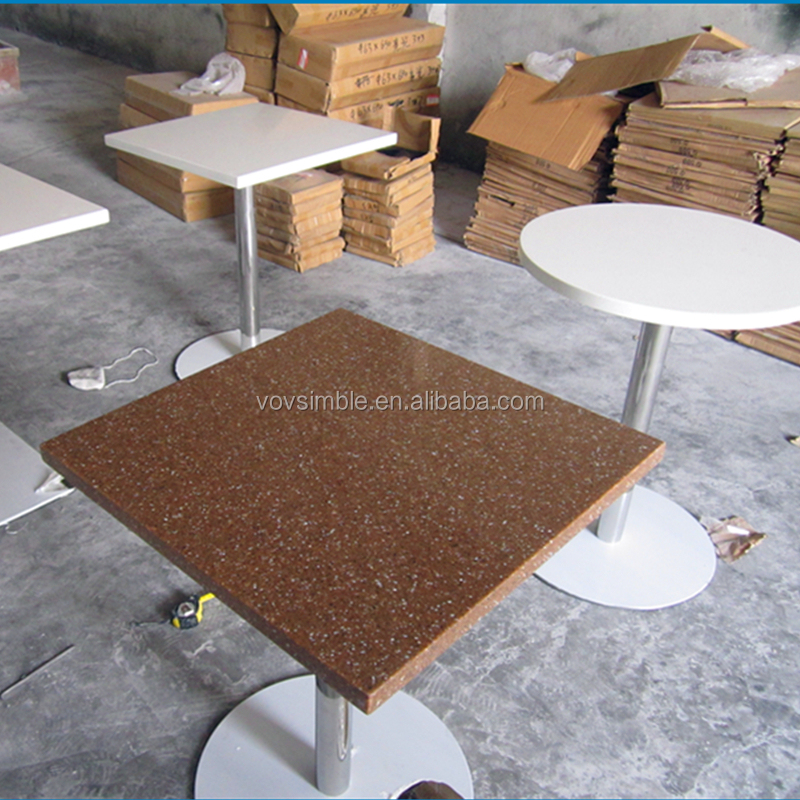 シャイニングテーブル人工大理石のダイニング、 アクリル固体表面のテーブルトップ問屋・仕入れ・卸・卸売り