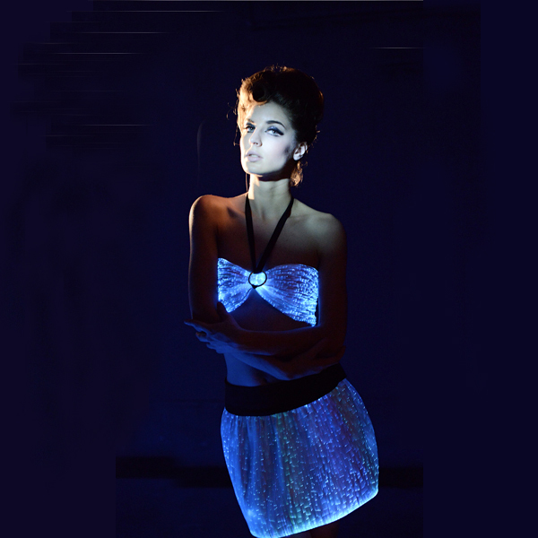 ファッション2015暗闇で光る段階ファッションパフォーマンスの衣装仕入れ・メーカー・工場