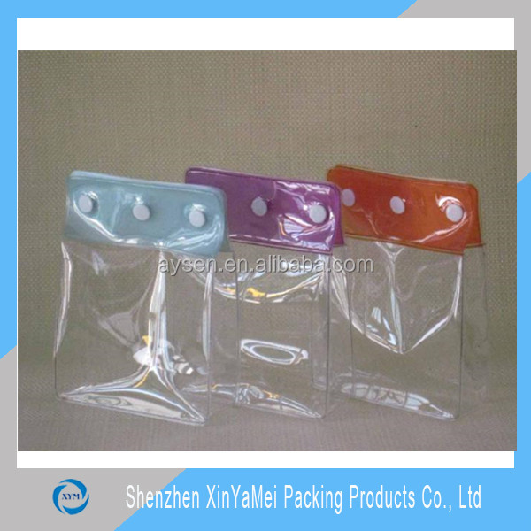 Clear mini pvc custom plastic gift bag