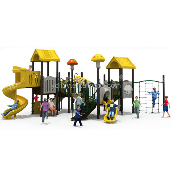 最新デザインの子供たちのためのプラスチック製のガーデントンネルスライド遊び場問屋・仕入れ・卸・卸売り