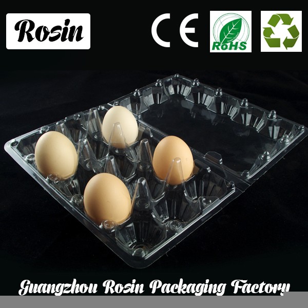 透明なプラスチックの卵トレイ10細胞明確なブリスター卵トレイアヒルのトレイ仕入れ・メーカー・工場