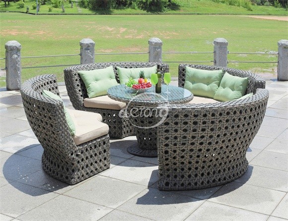 Furniture Living Room Sofa Set Rattan Outdoor Furniture Patio