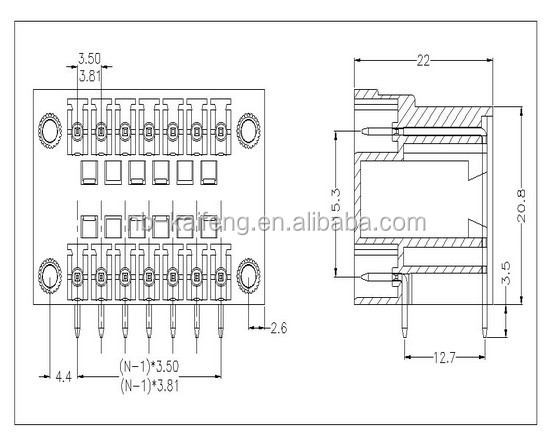 pcbねじ端子台で行われた浙江仕入れ・メーカー・工場