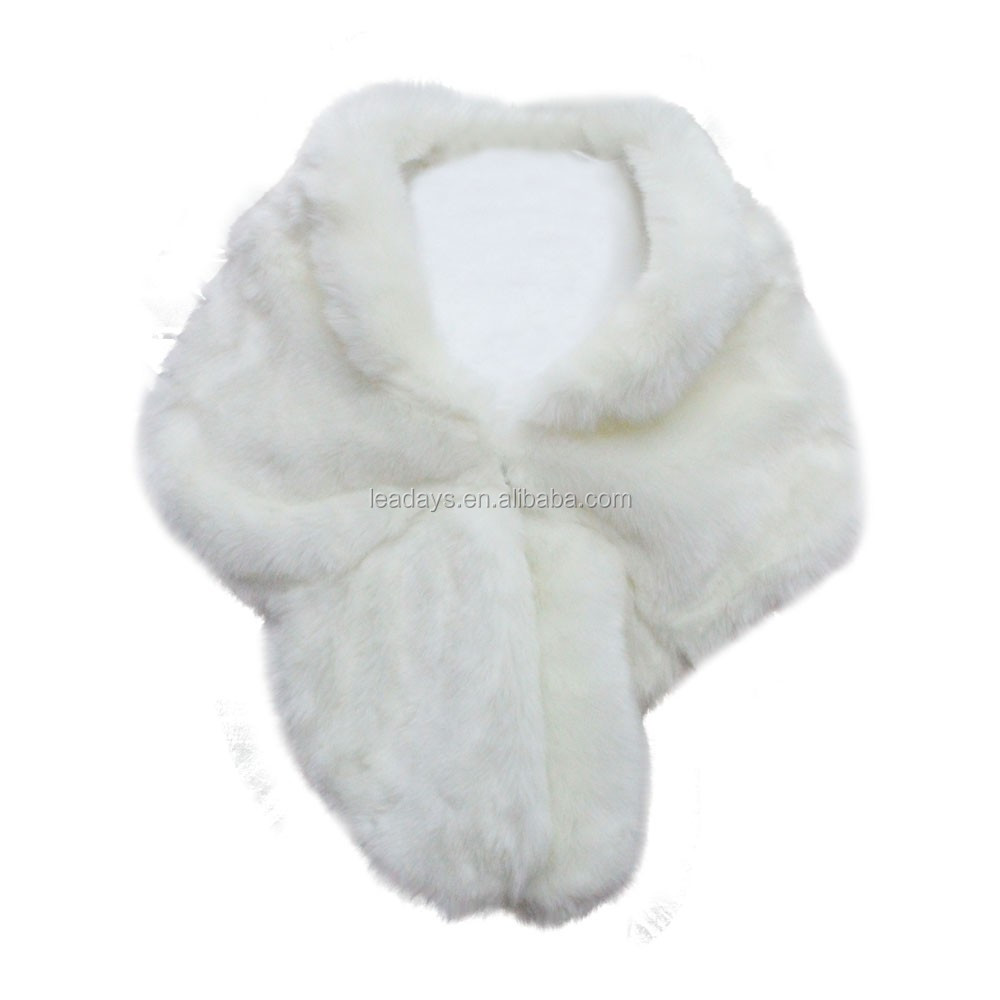 古典的な白い色ベストセラーの冬の毛皮のショール仕入れ・メーカー・工場