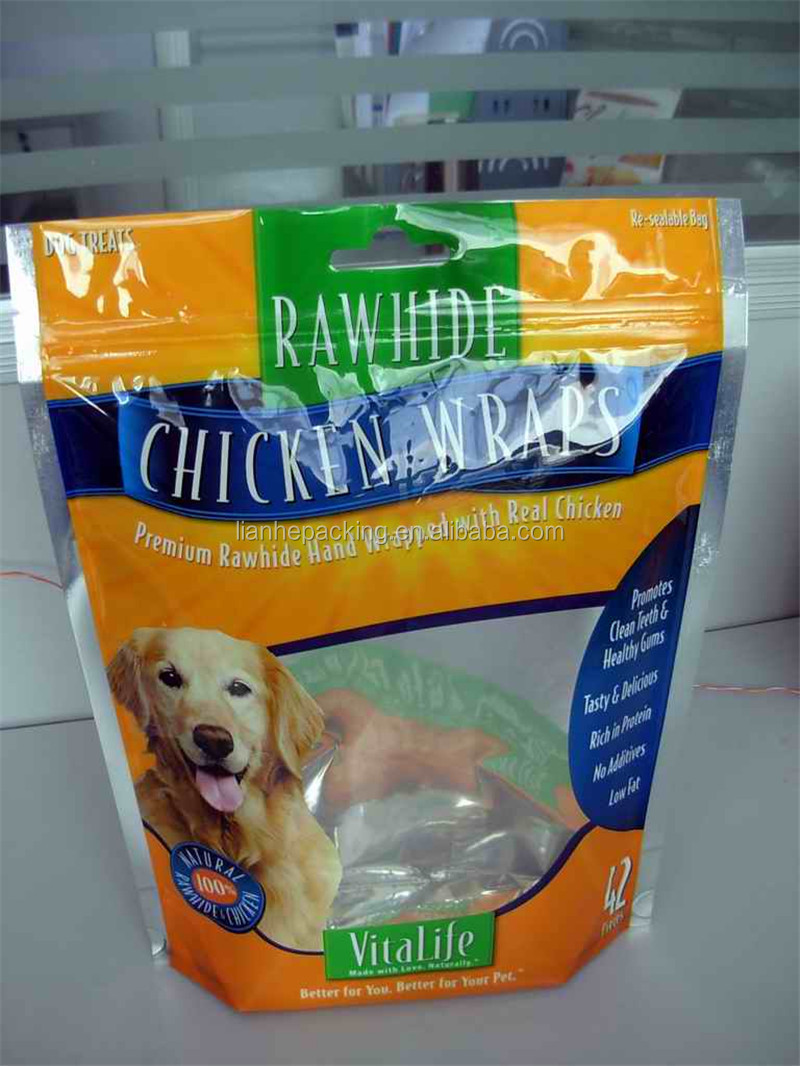 Resealable Stand Up Pouches with zipper for Cookies from factory