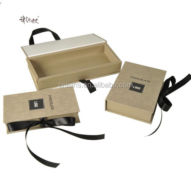 mini fancy decorative empty paperchocolate bar box Custom cardboard paper packaging wholesale chocolate box