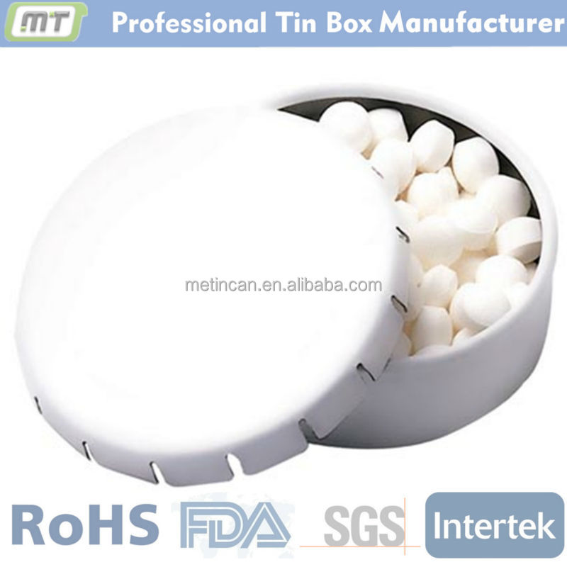 high quality small metal click clack mint tin box, mint tin
