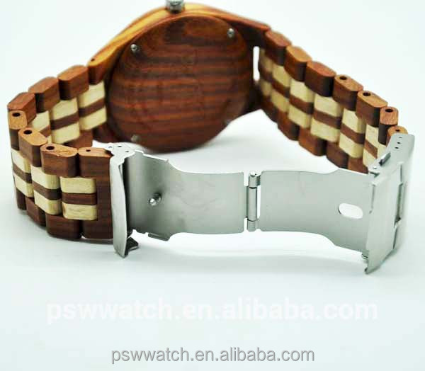 fresh Japan quartz wood bamboo watch