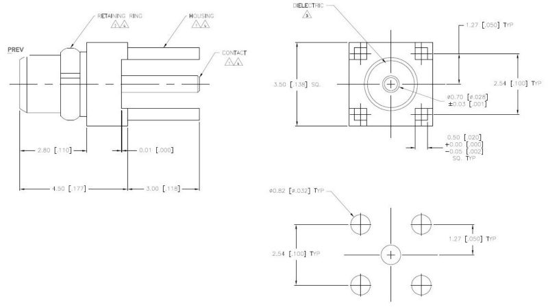 Mmcxpcbマウントコネクタプラグのオス、 ul、 cerohs指令50オームkls1-mmcx007rfmmcxコネクタ仕入れ・メーカー・工場