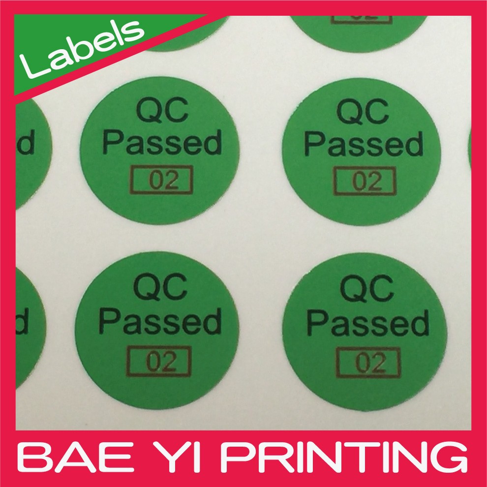 Qc Stickers,Label Printing,Small Dot Green Kraft Paper Label Printing Buy Sticker,Qc Stickers