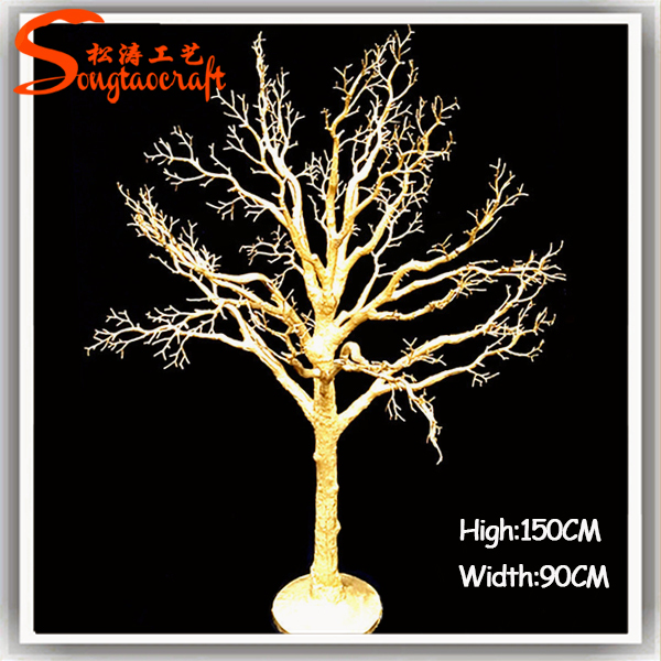 Custom Colors Indoor Fake Dry Tree Branches Artificial Dry Tree For