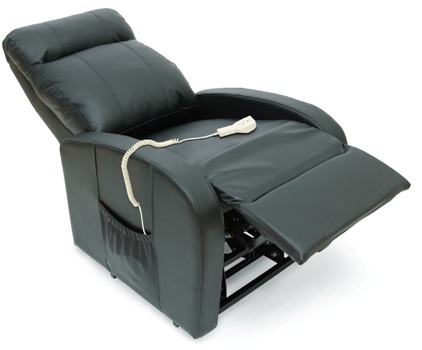 Leather Recliner Remote Control Reclining Lift Chair