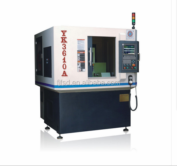 高- スピード乾燥または湿式切削cncホブ水平型machinezh- cncyk3610a仕入れ・メーカー・工場