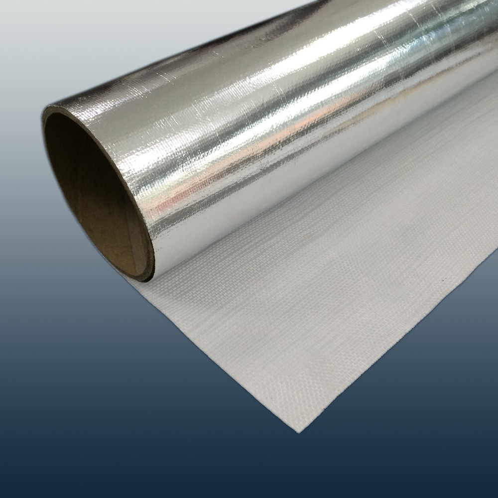 Aluminum Foil Insulation Backed Fiberglass Cloth (flame Retardant