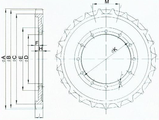 Excavator Sprocket 14532419 for Volvo EC290 - Durable & Reliable