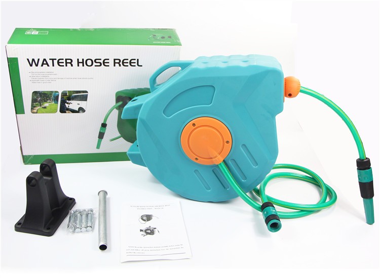 automatic retractable hose reel/reel works air hose reel /self