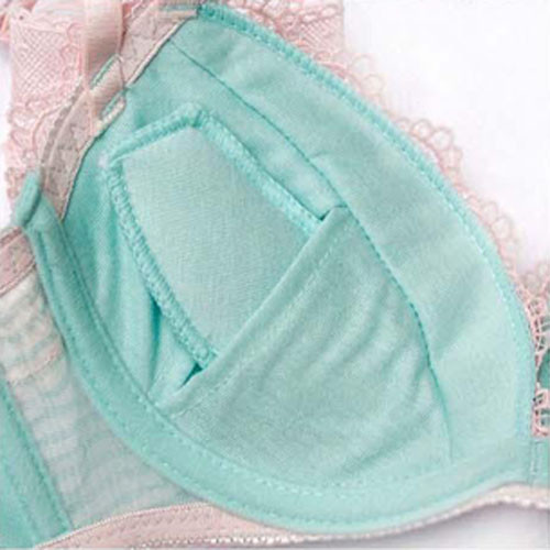 cotton stripe lace bra & panties set push up lingerie young girl cute sexy comfortable underwear bra set()