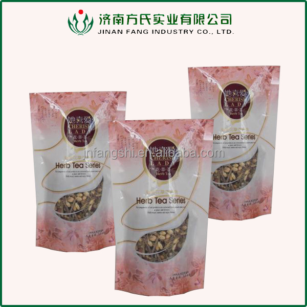 stand up empty tea bag with zip lock from China munufacturer