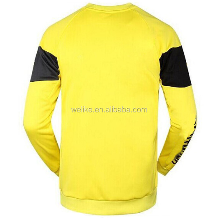 クラブサッカージャージ14/15高品質の長い袖のセータードルトムント黄色いセーターセーターシャツサッカージャージ安い販売のための問屋・仕入れ・卸・卸売り