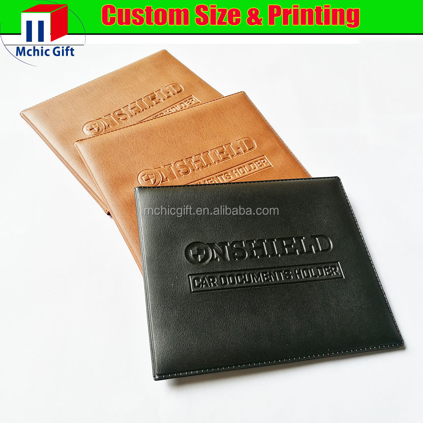 Cheap Black Pvc Plastic Car Registration Holder,Car Insurance Document