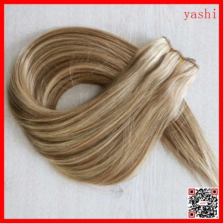 やし 2016 ストレート グラデーション カラーヘアエクステンション メイド の人間の髪 問屋・仕入れ・卸・卸売り