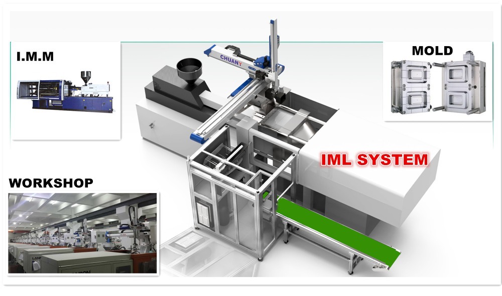 iml5軸のサーボロボットアームのマシン200l青押出ブロー成形のためのプラスチックドラム化学工業仕入れ・メーカー・工場