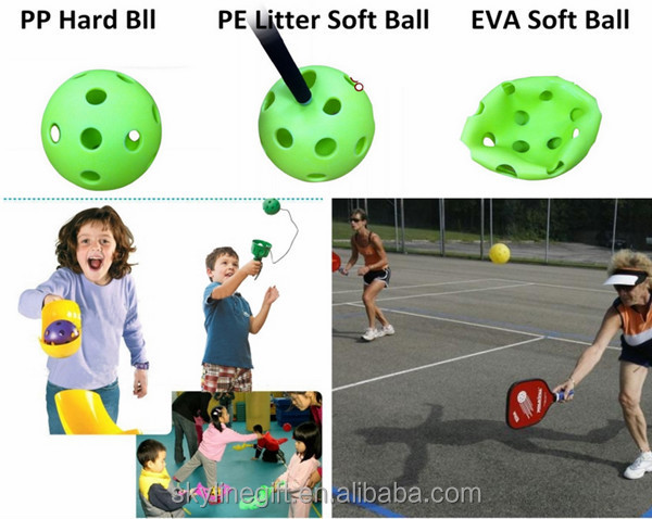 プラスチックカラフルなpickleball/中空野球/wiffleボール仕入れ・メーカー・工場